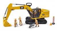 Bruder CAT graafmachine bouwvoertuig speelgoed 1:16 geel-3