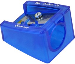 Creativ Company puntenslijper blauw voor dikke potloden - kunststof