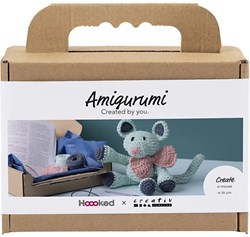 Creativ Company haakpakket amigurumi muis mint - creatief speelgoed