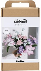 Creativ Company knutselset bloemen chenilledraad pastel kleuren creatief