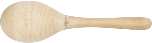 Creativ Company houten muziekspeelgoed sambabal ratel 20 cm decoratie