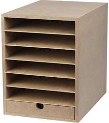 Creativ Company papier opslag unit - MDF A4 papierkast organizer