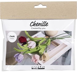 Creativ Company knutselset bloemen chenilledraad kleurrijk hobby