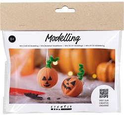 Creativ Company Mini Hobbyset boetseren pompoenen Halloween knutselset