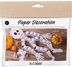 Creativ Company knutselset Halloween skelet van papier decoratie