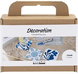 Creativ Company creatieve hobbyset porseleinen onderzetters tekenen