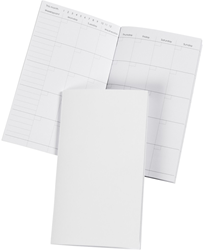Creativ Company notitieboek kalender wit 9,5x16,6 cm bullet journal