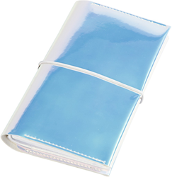 Creativ Company planner notitieboek 10x18 cm holografisch kunstleer
