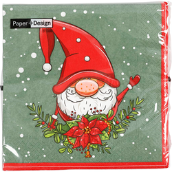 Creativ Company kerst servetten 30x30 cm gnoom decoupage papier