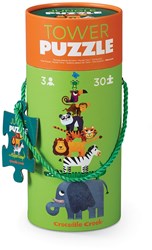 Crocodile Creek 30 Stuks Toren Puzzel/Jungle