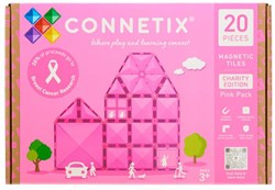 Connetix Magnetisch Tegels Charity Pack Roze 20 stuks - Bouwspeelgoed