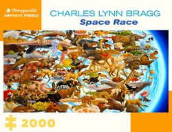 Pomegranate puzzel Space Race 2000 stukjes Charles Lynn Bragg