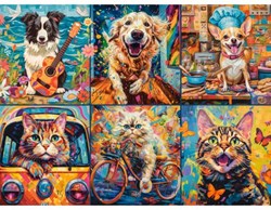 Castorland puzzel legpuzzel Choose Your Pet - 2000 stukjes katten