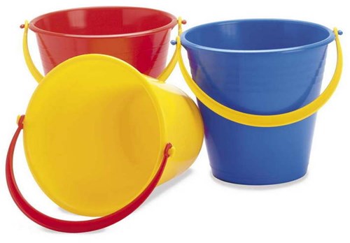 Dantoy emmer speelgoed met hengsel - strand en zand