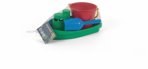 Dantoy boot speelgoedset gerecycled groen 4-delig duurzaam-2