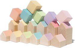 Ocamora houten speelgoed Houses and Cubes educatief Montessori