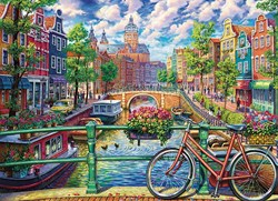 Cobble Hill puzzle 1000 pieces - Amsterdam canal