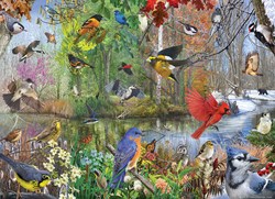 Cobble Hill puzzel 1000 stukjes - vogels legpuzzel landschap
