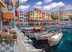 Cobble Hill legpuzzel Cafe in Cassis - 1000 stukjes puzzelplezier