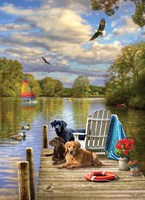 Cobble Hill legpuzzel Dog Day Afternoon 1000 stukjes puzzel