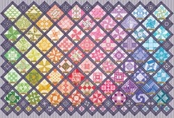 Cobble Hill puzzel 2000 stukjes - Quilt blokken