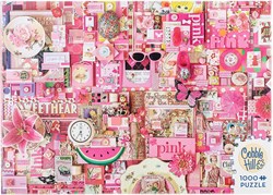 Cobble Hill puzzel Pink - 1000 stukjes legpuzzel volwassenen
