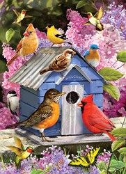 Cobble Hill puzzel - Spring Birdhouse - 500 XXL stukjes legpuzzel