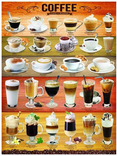 Eurographics puzzel Coffee - 1000 stukjes