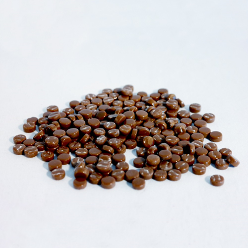 Colourful Mosaics mozaïek speelgoed Colourful Dots bruin 100 gr glas