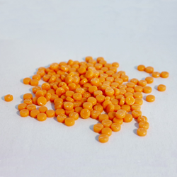 Colourful Mosaics mozaïek speelgoed Colourful Dots oranje 100 gr glas