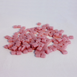 Colourful Mosaics mozaïek tegels roze 100 gr glas voor knutselen