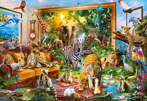 Castorland puzzel Coming to Room - 1000 stukjes