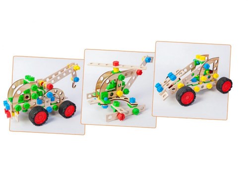 Alexander Toys bouwset Constructor Junior 3-in-1 Pull Truck 102-delig-2