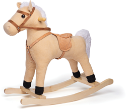 BigJigs hobbelpaard koord - schommelpaard pluche voor kinderen
