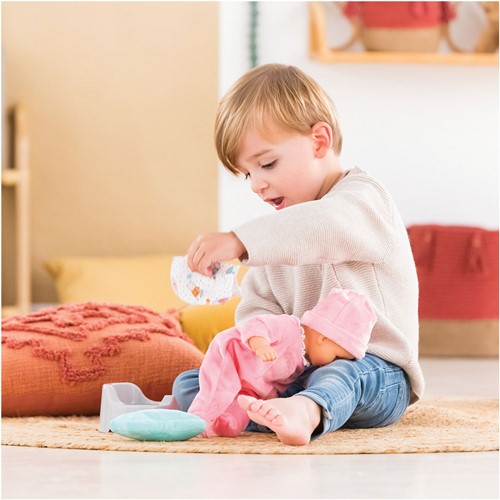 Corolle Mon Premier Poupon babypotje & babydoekjes babypop 30/36 cm-3