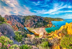 Castorland legpuzzel Costa Paradiso Sardinië Italië - 1500 stukjes puzzel