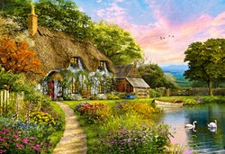 Castorland puzzel Countryside Cottage - 1500 stukjes - legpuzzel