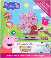 Craft Buddy Peppa & Evie Crystal Art Junior Buddies XL knutselset