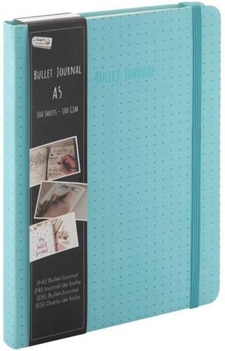 Craft Sensations Craft Sensations Bullet Journal A5 100 vel Blauw