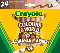 NL - Goliath Crayola viltstiften Colors of the World 24 kleuren afwasbaar