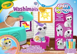 Crayola Washimals Spray Boutique - Creatief Speelgoed met Airbrush en Puppy’s