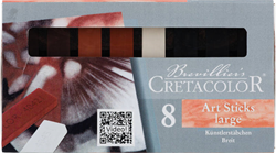 Cretacolor Art Sticks - Groot set krijt 8 stuks multicolor