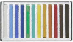 Cretacolor hard pastel natuurset - 12 kleuren pastelkrijtjes