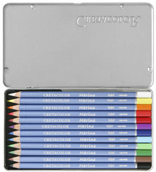 Cretacolor aquarelpotloden Marino 12 stuks set voor kunstenaars