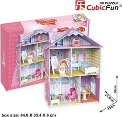 Cubic Fun 3D puzzel - Pianist's Home - 3D legpuzzel 60 stukjes
