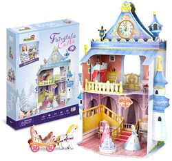 Cubic Fun 3D puzzel Fairytale Castle - 81 stukjes - speelgoed kasteel