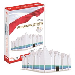 Cubic Fun 3D puzzel - Philharmonie Stettin - 98 stukjes bouwplezier