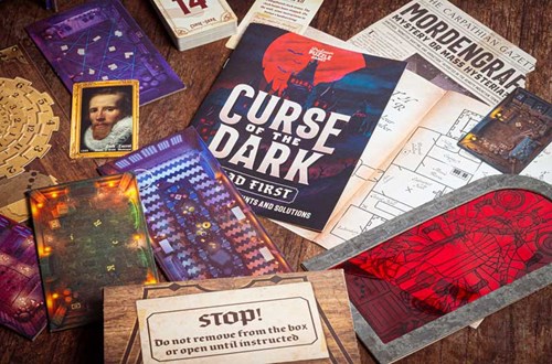 Escape Room Spel Curse of the Dark - Mysterieus Bordspel voor Thuis-3