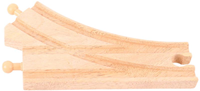 Bigjigs houten treinrails splitsingen gebogen - houten treinbaan accessoire