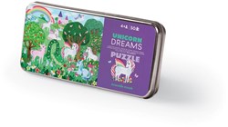 Crocodile Creek puzzel in blik Unicorn Dreams - 50 stukjes